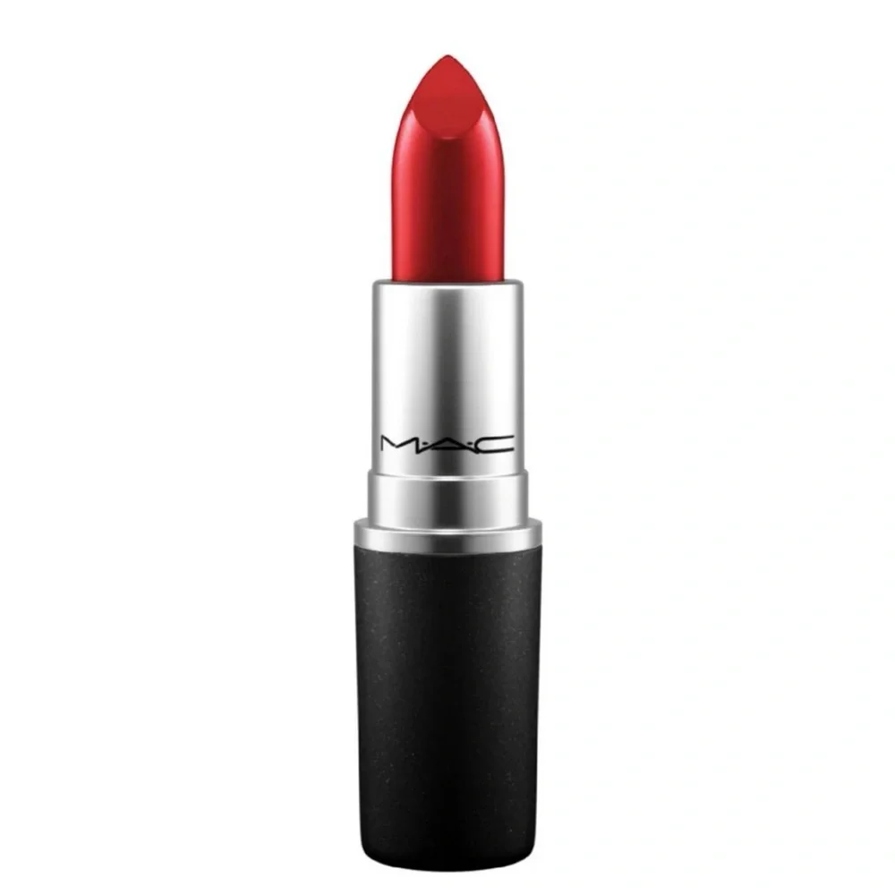 New in box MAC Cosmetics Cremesheen  Dare You Lipstick - Bold Red 3g - Picture 2 of 3
